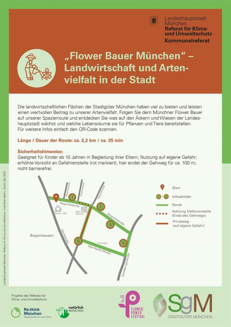 Flower bauer München Plakat
