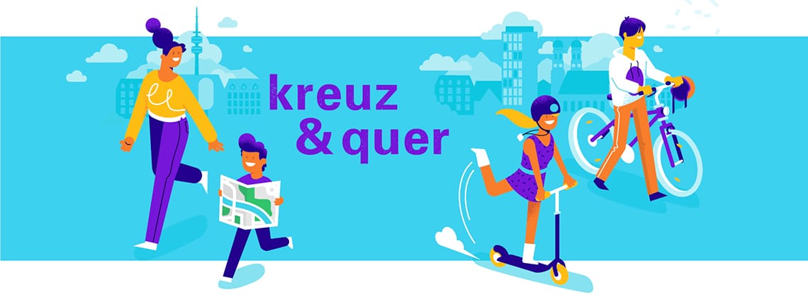 Kreuz & Quer Quartiersfest München Sendling Westpark